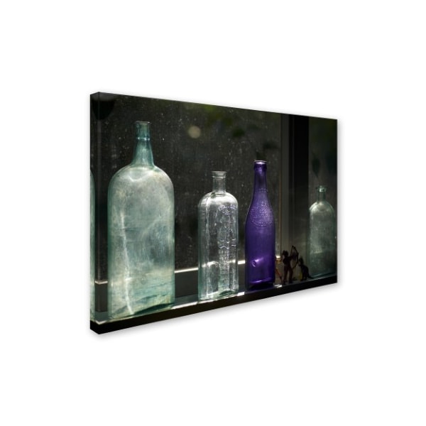 Geoffrey Ansel Agrons 'Still Life With Bottles' Canvas Art,35x47